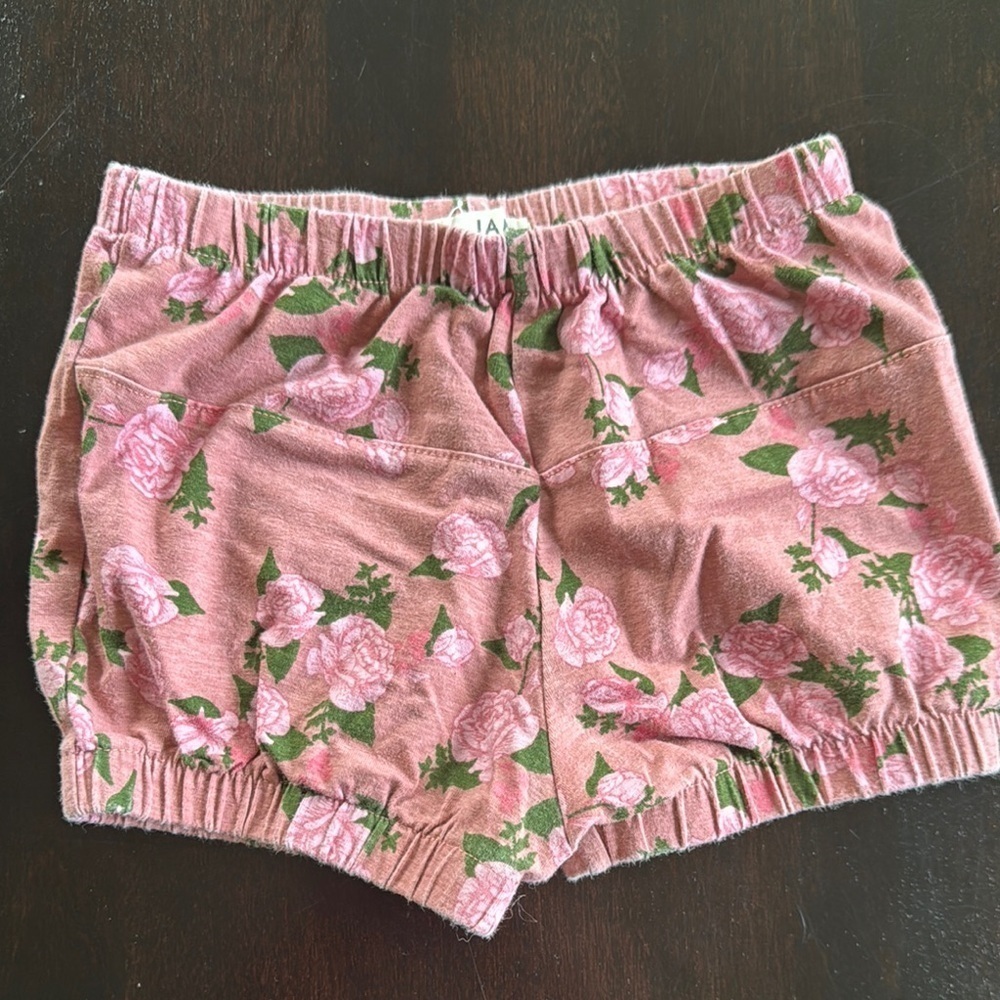 Floral Pink Kids Shorts